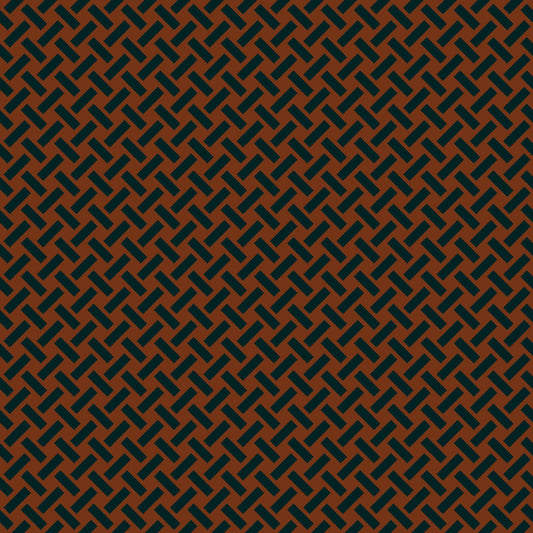 Mallion & Knowles Trellis Orange-Jet Fire Retardant Curtains