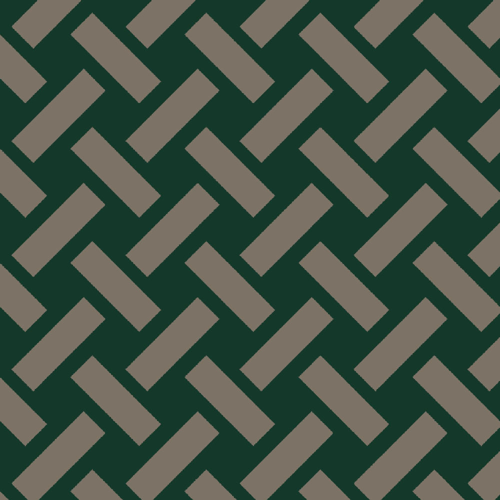Mallion & Knowles Trellis Taupe-Forest Fire Retardant Curtains texture detail
