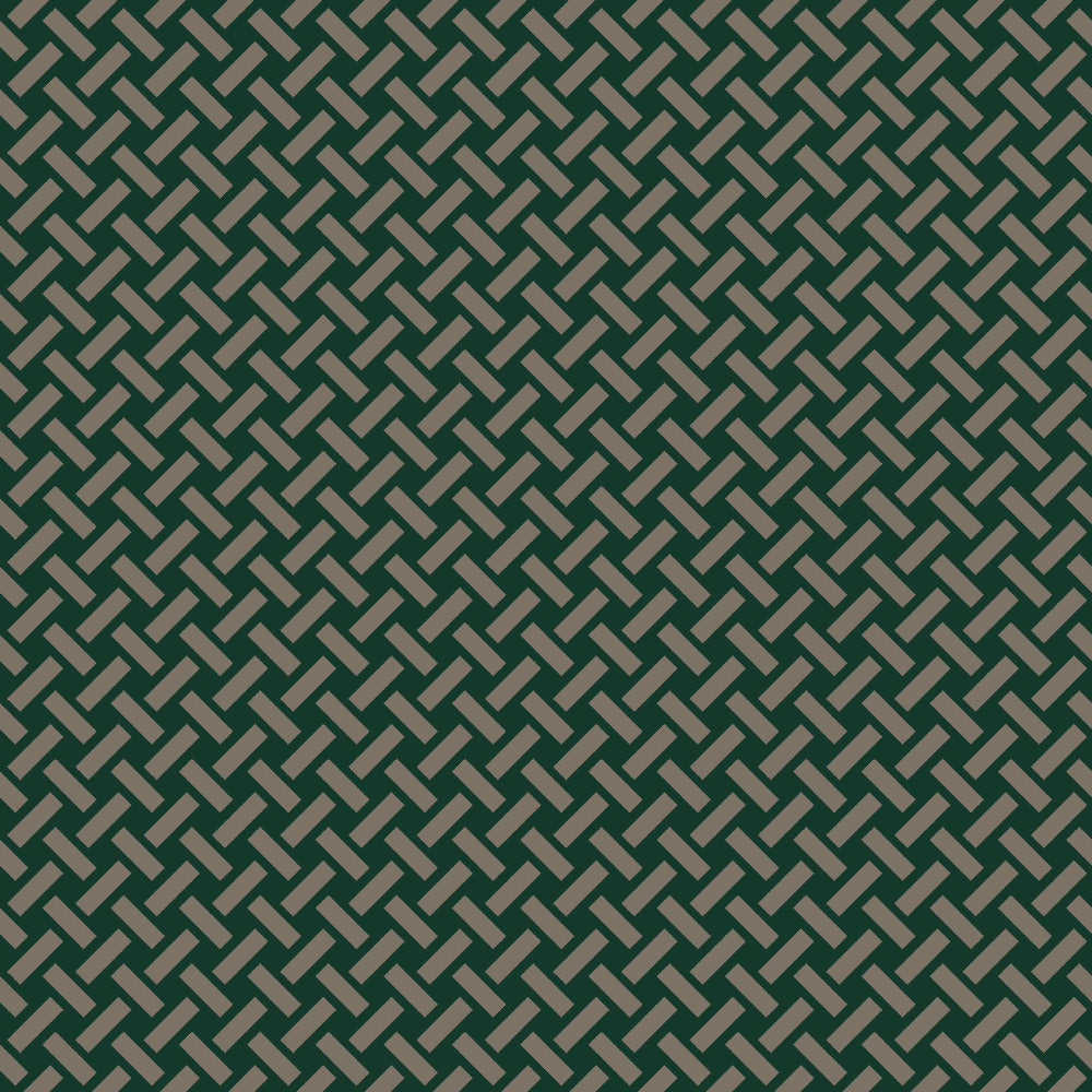 Mallion & Knowles Trellis Taupe-Forest Fire Retardant Curtains
