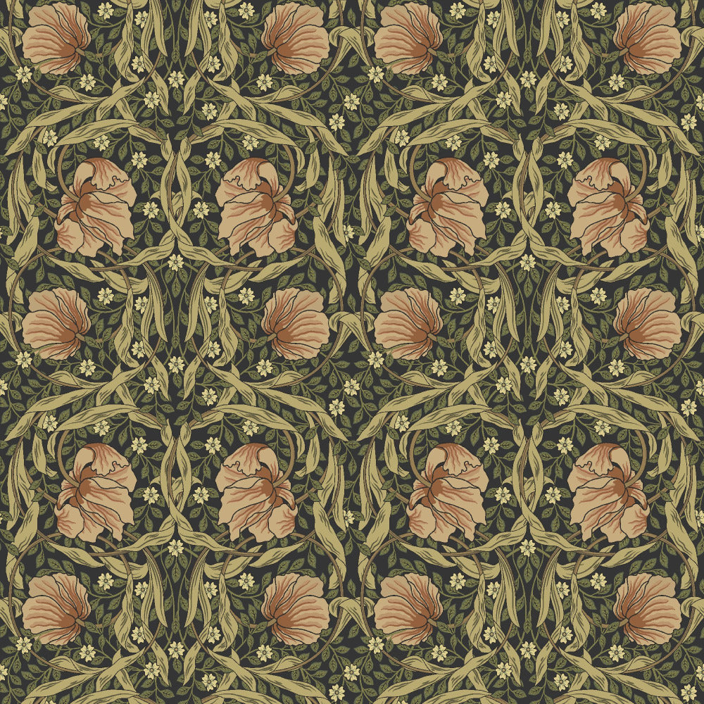 Mallion & Knowles Tulip Autumn Fire Retardant Curtains