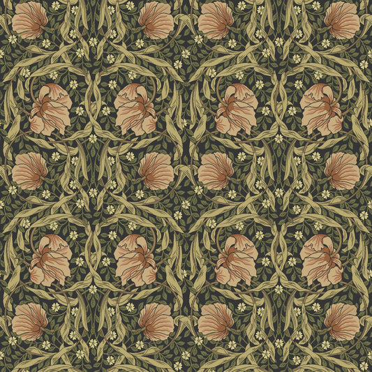 Mallion & Knowles Tulip Autumn Fire Retardant Curtains