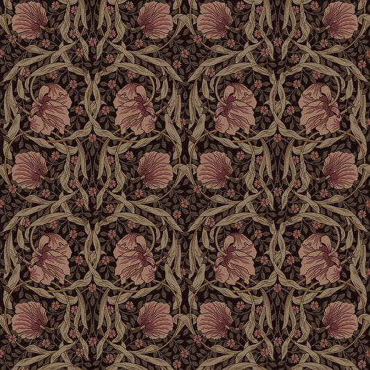 Mallion & Knowles Tulip Old Rose Fire Retardant Curtains