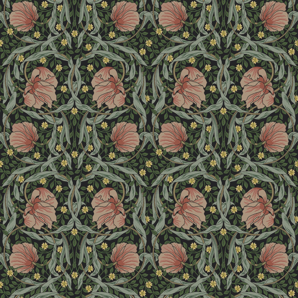 Mallion & Knowles Tulip Peach Fire Retardant Curtains
