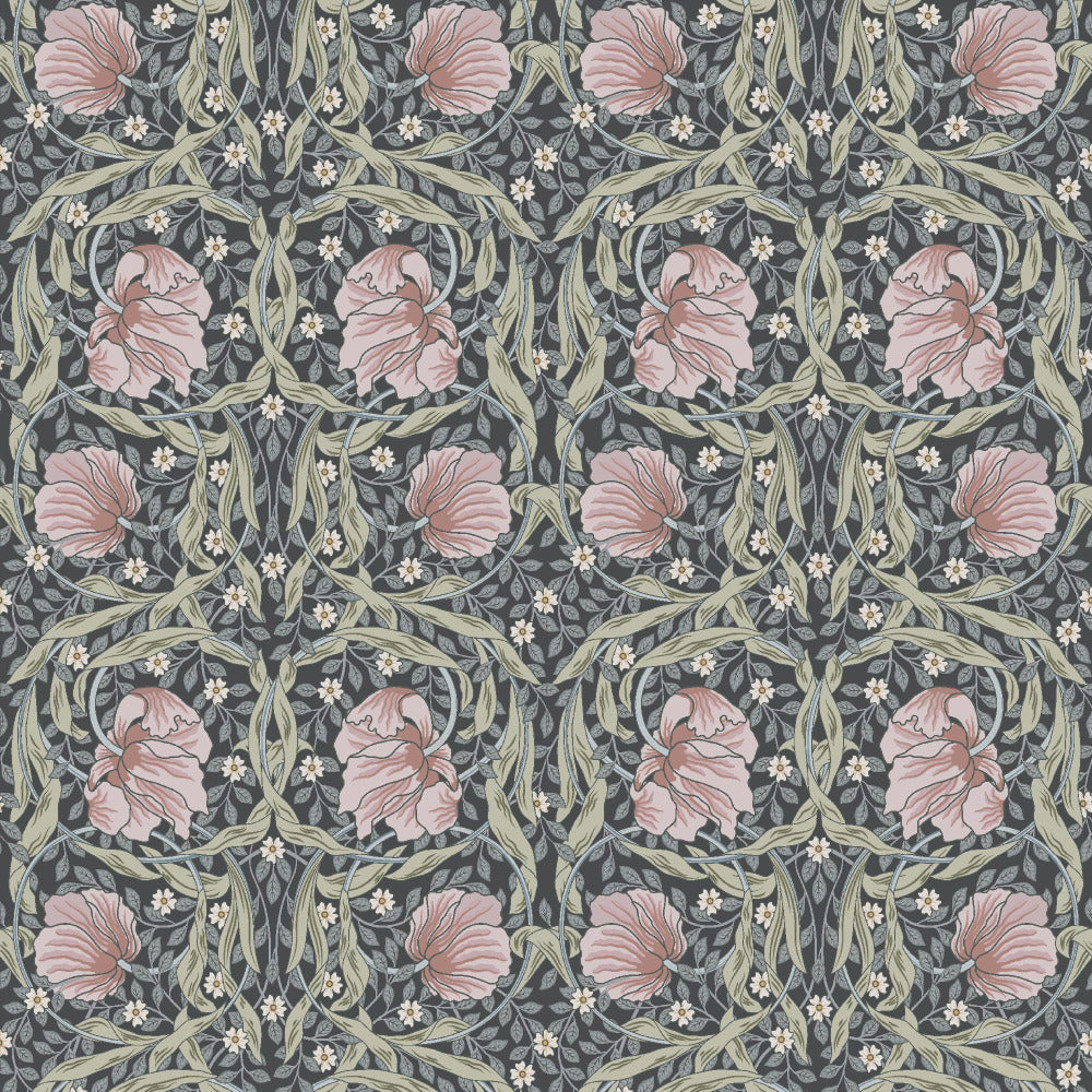 Mallion & Knowles Tulip Pink Fire Retardant Curtains