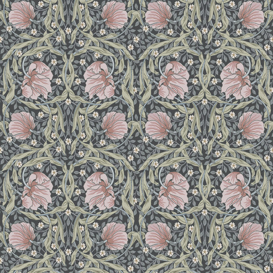 Mallion & Knowles Tulip Pink Fire Retardant Curtains