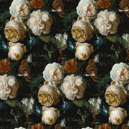 Mallion & Knowles Victorian Rose Gold Fire Retardant Curtains texture detail