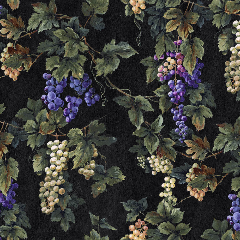 Mallion & Knowles Vineyard Black Fire Retardant Curtains