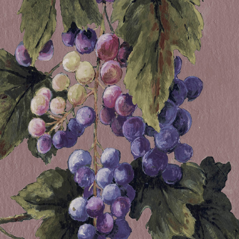 Mallion & Knowles Vineyard Blush Fire Retardant Curtains texture detail