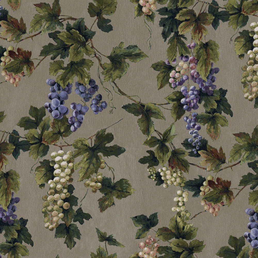 Mallion & Knowles Vineyard Taupe Fire Retardant Curtains