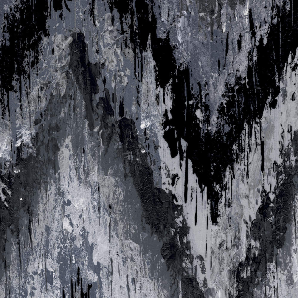 Mallion & Knowles Zanzibar Charcoal-Silver Fire Retardant Curtains texture detail