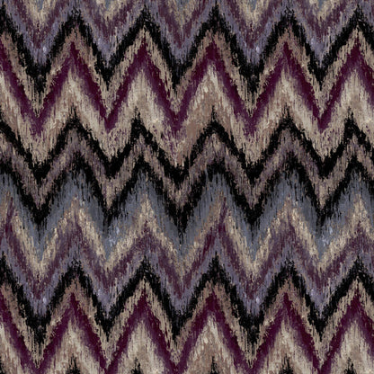 Mallion & Knowles Zanzibar Plum-Berry Fire Retardant Curtains