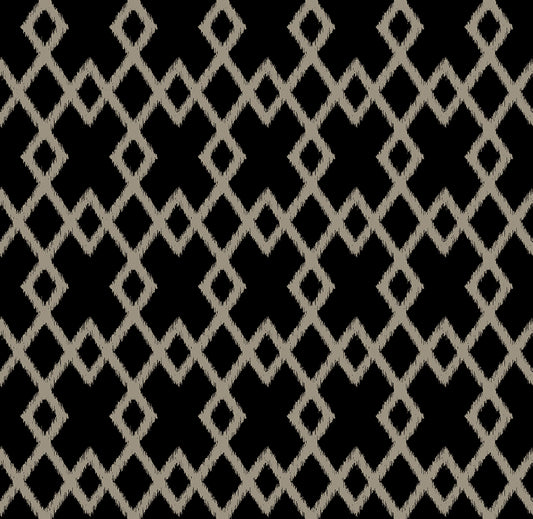 Edmund Bell Marquise Ebony Fire Retardant Curtains