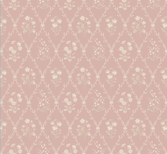 Edinburgh Weavers Marianne Pink Fire Retardant Curtains