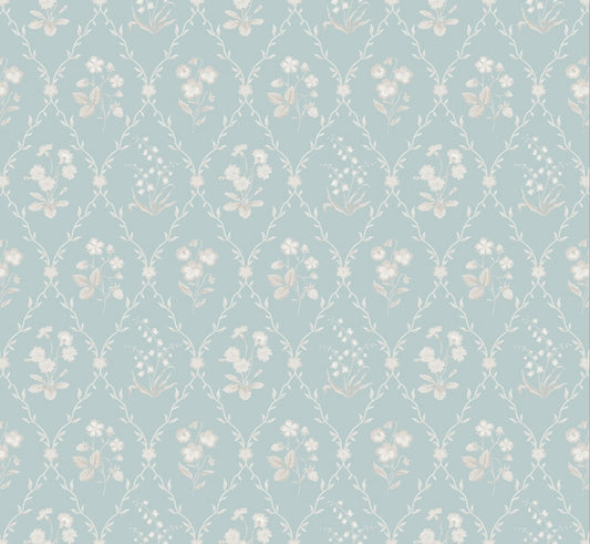 Edinburgh Weavers Marianne Sky Fire Retardant Curtains