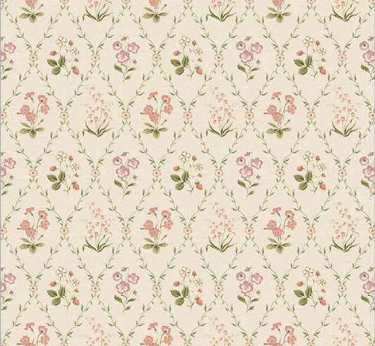 Edinburgh Weavers Marianne with Texture Blush Fire Retardant Curtains