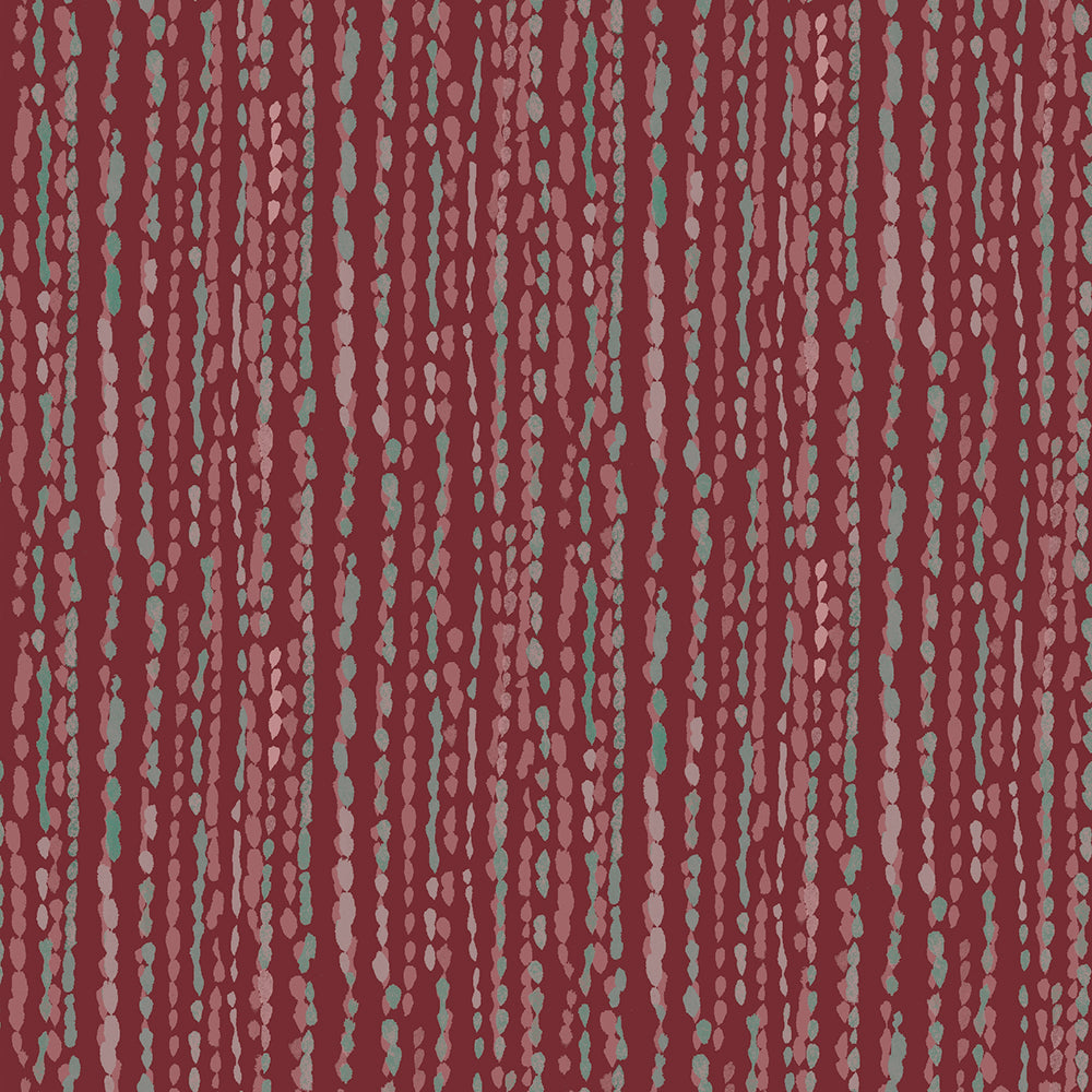 Edmund Bell Monsoon Rouge Fire Retardant Curtains