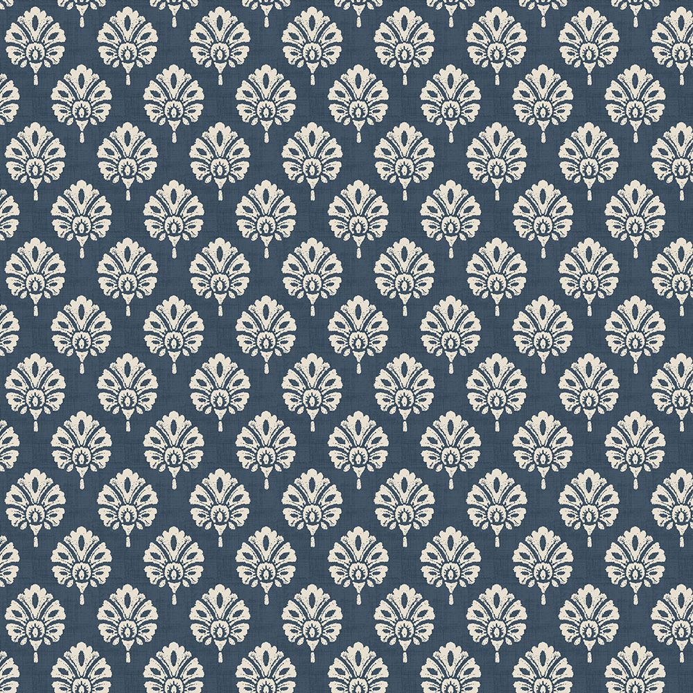 ILIV Muqarnas Sapphire Fire Retardant Curtains
