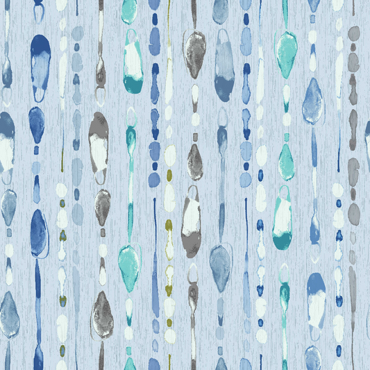 Edmund Bell Murano Blueberry Fire Retardant Curtain Fabric