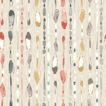 Edmund Bell Murano Salmon Fire Retardant Curtain Fabric