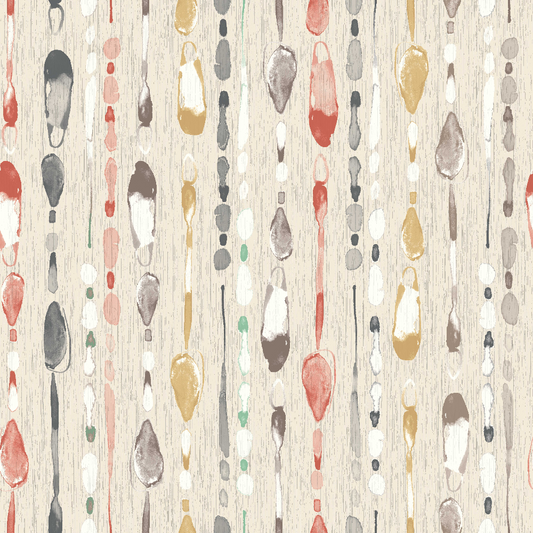 Edmund Bell Murano Salmon Fire Retardant Curtain Fabric