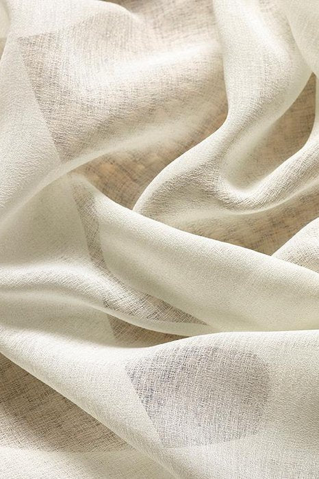 Skopos Muslin Cream Fire Retardant Curtains