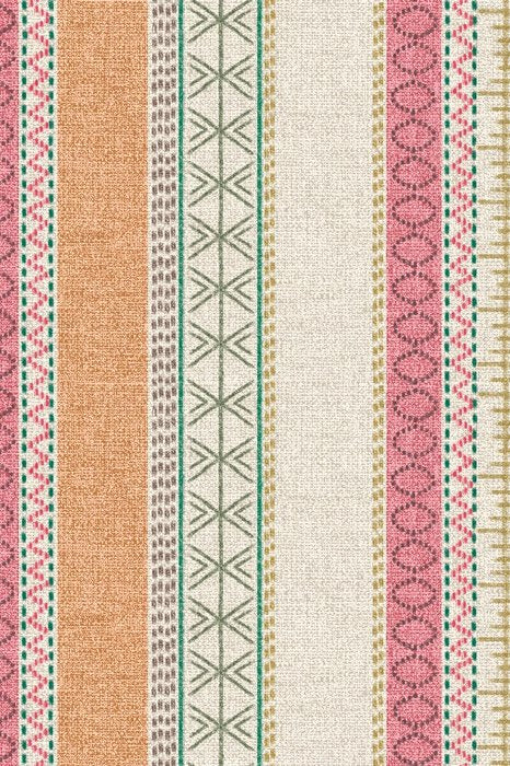 Skopos Nomad Peaches Fire Retardant Curtains