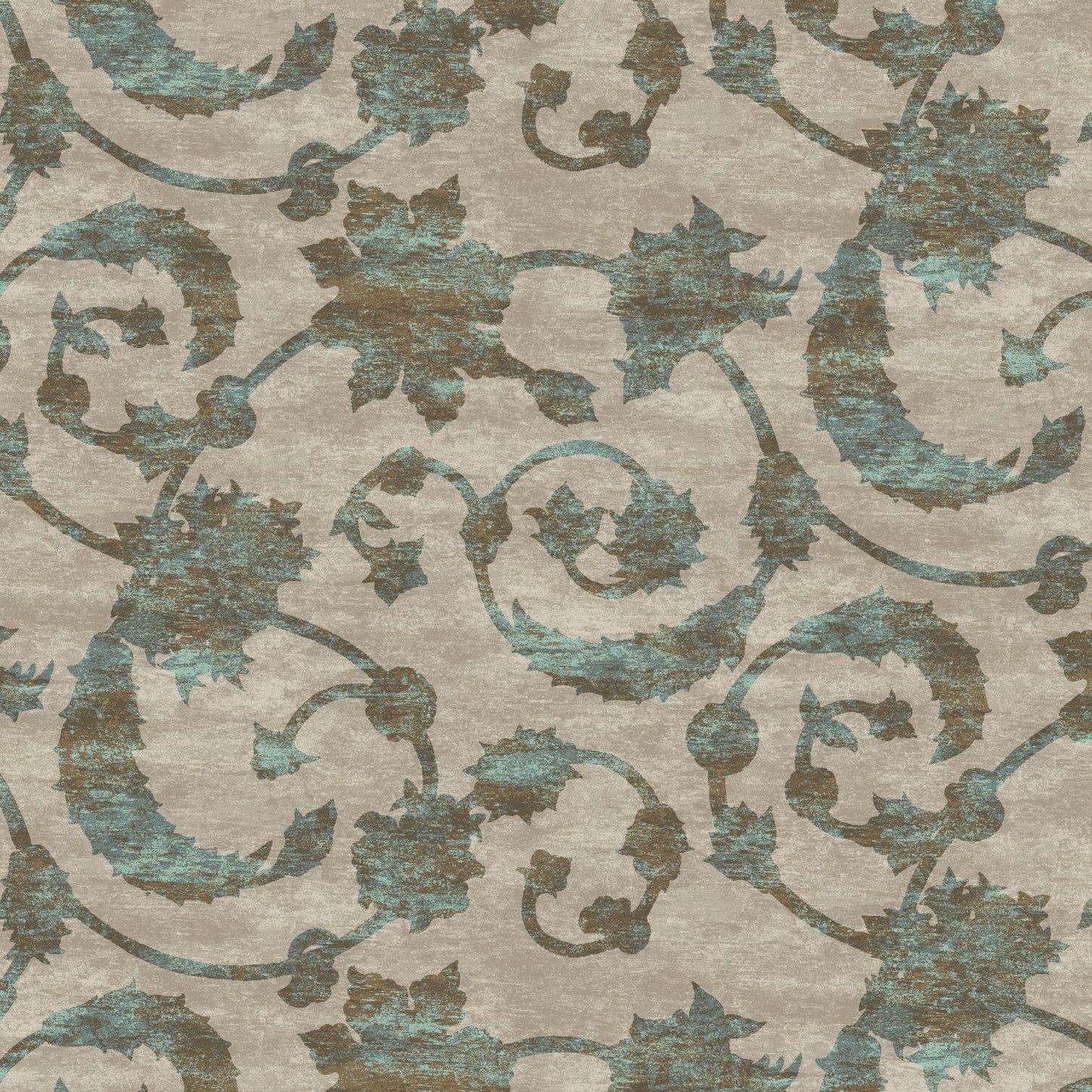 Skopos Baradaeus Mist Patina Fire Retardant Curtains