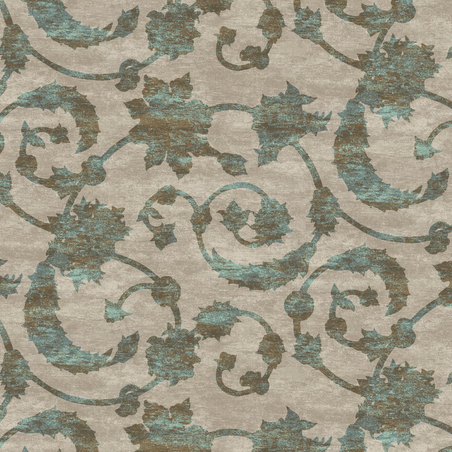 Skopos Baradaeus Mist Patina Fire Retardant Curtains