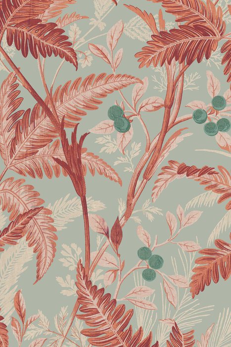 Skopos Palmyra Coral Fire Retardant Curtains