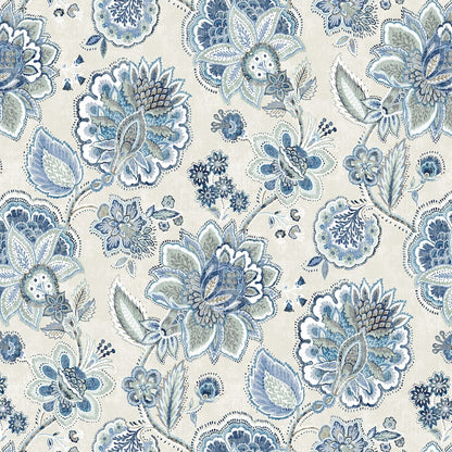 Panaz Sherringham 154 Cornflower Stone Fire Retardant Curtains