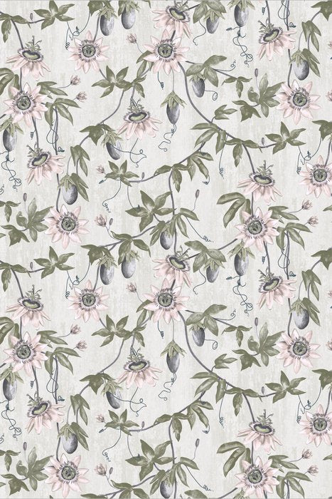 Skopos Passiflora Blushed Fire Retardant Curtains