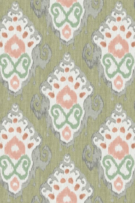 Skopos Patan Samphire Fire Retardant Curtains
