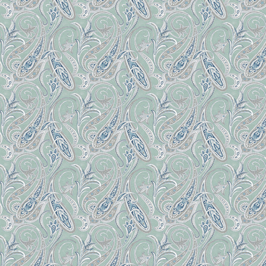 Edinburgh Weavers Persia Blue Fire Retardant Curtains