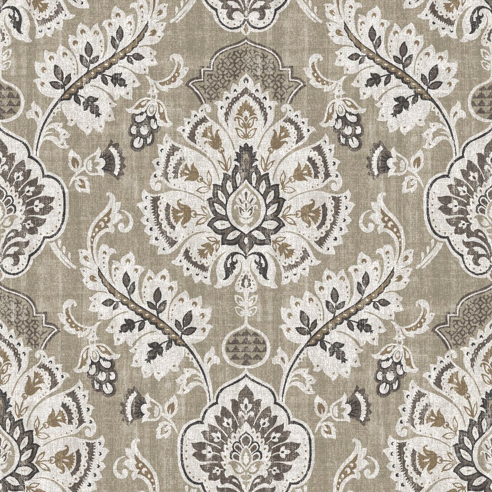 Edmund Bell Portobello Cocoa Fire Retardant Curtains