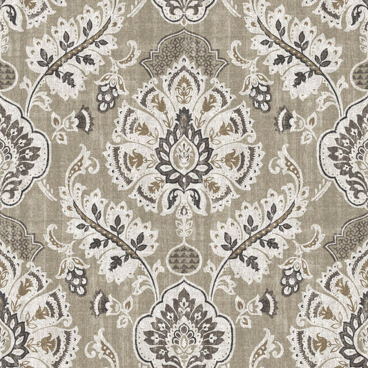 Edmund Bell Portobello Cocoa Fire Retardant Curtains