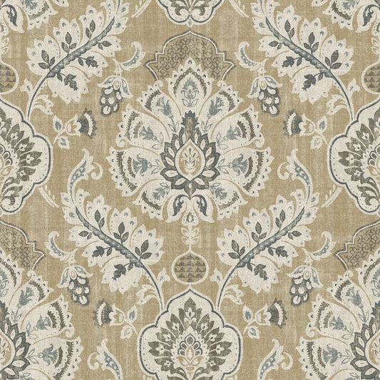 Edmund Bell Portobello Stone Fire Retardant Curtains