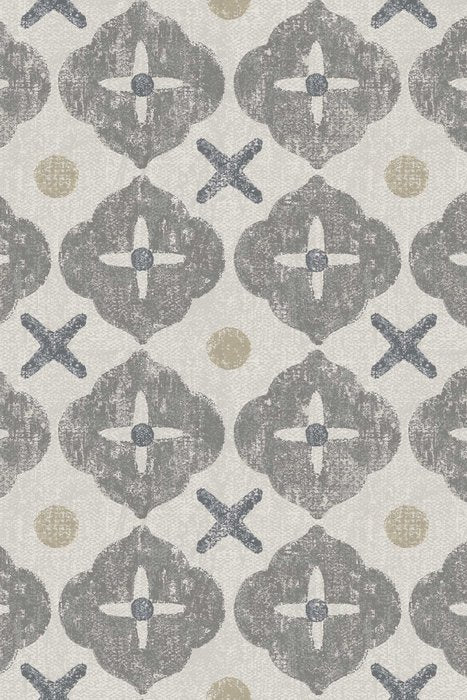 Skopos Porto Ash Grey Fire Retardant Curtains