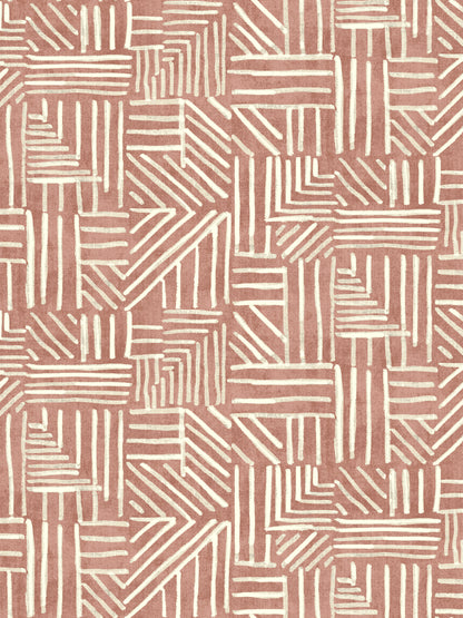 Edmund Bell Porto Blush fabric flat