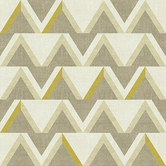 Edmund Bell Reflect Citrine fabric flat