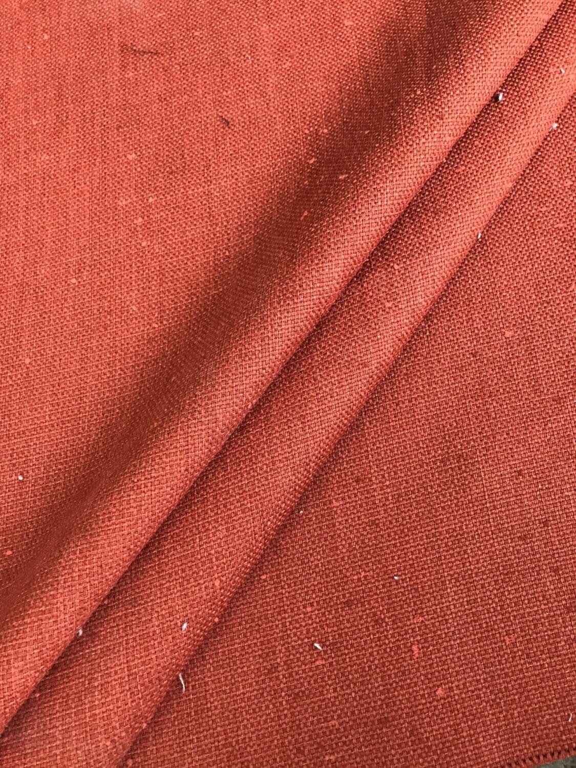 Edinburgh Weavers Reflect Tangerine Fire Retardant Curtains