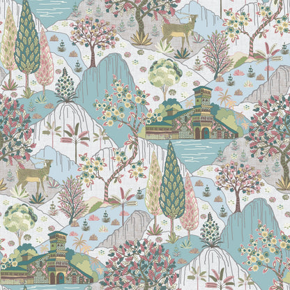 Edmund Bell Samarkand Blush Fire Retardant Curtain Fabric