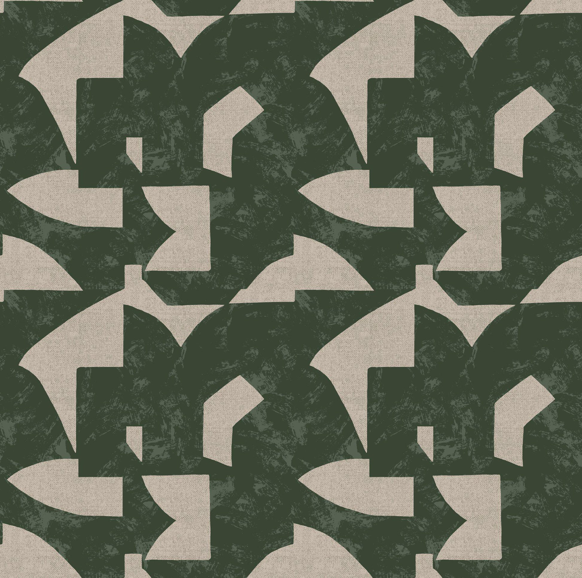Skopos Silhouette Hunter Green Fire Retardant Curtains
