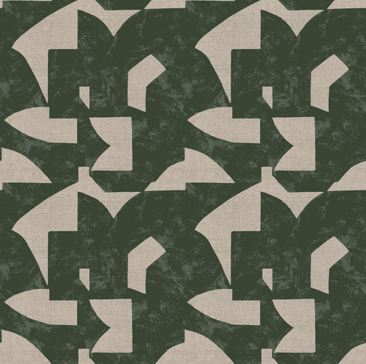 Skopos Silhouette Hunter Green Fire Retardant Curtains