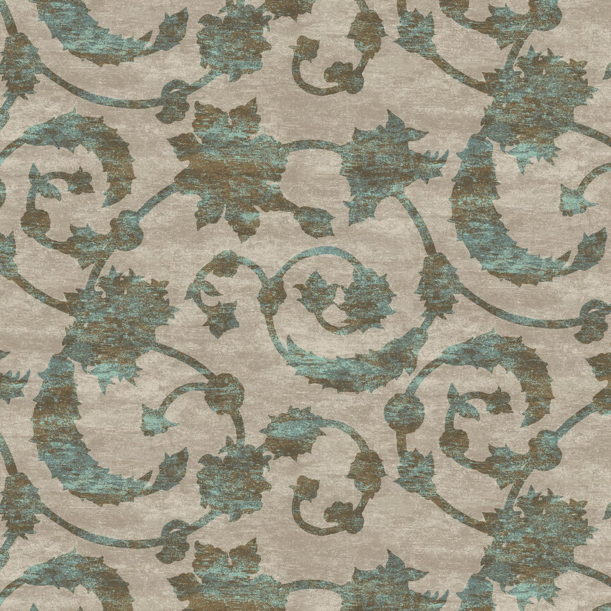 Skopos Baradaeus Mist Patina Fire Retardant Curtains