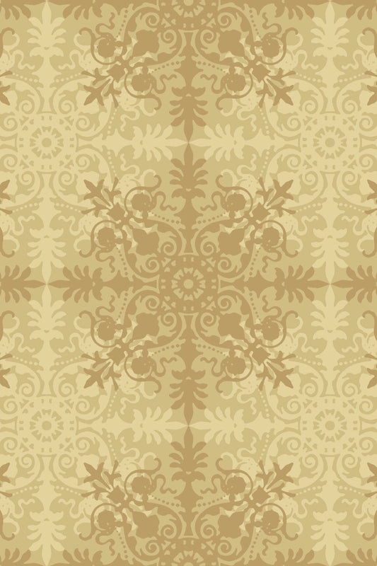 Skopos Erddig & Elle Pompadour Sepia Fire Retardant Curtains