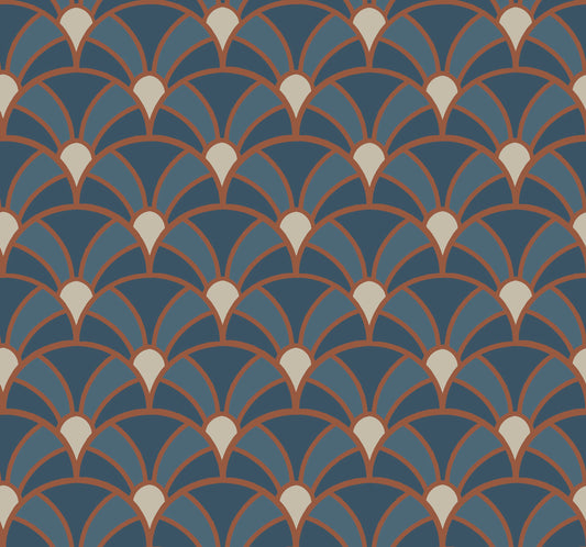 Skopos Fuji Denim Fire Retardant Curtains