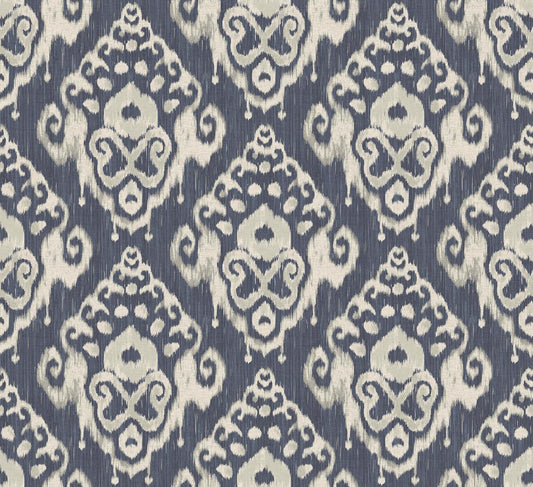Skopos Ocean Ikat Shibori Fire Retardant Curtains