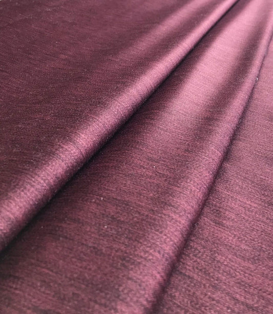 Edinburgh Weavers Solar Claret Fire Retardant Curtains