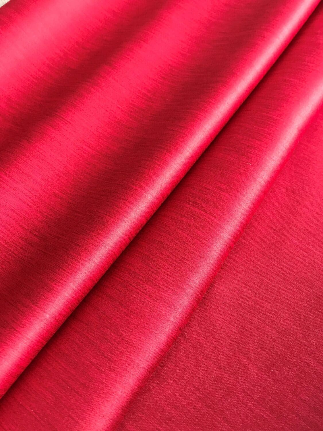 Edinburgh Weavers Solar Red Fire Retardant Curtains