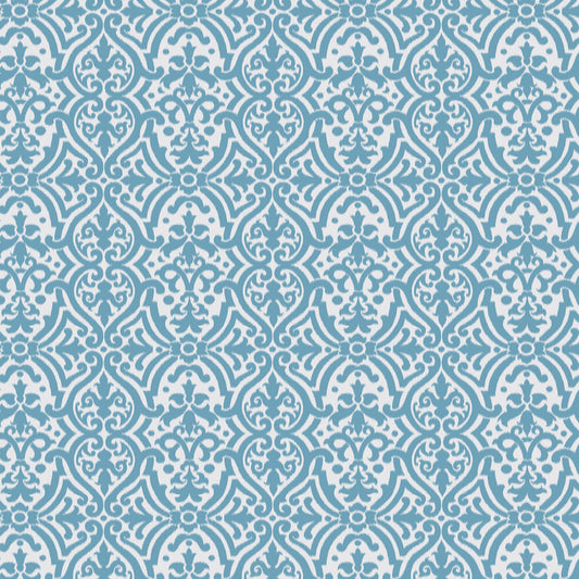 Edinburgh Weavers Stephanie Teal Fire Retardant Curtains